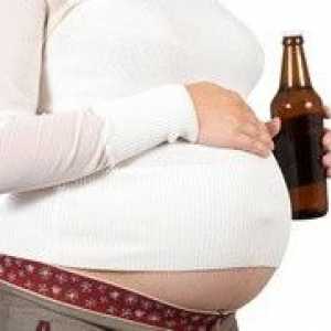 Дали е можно да се пие во текот на бременоста?